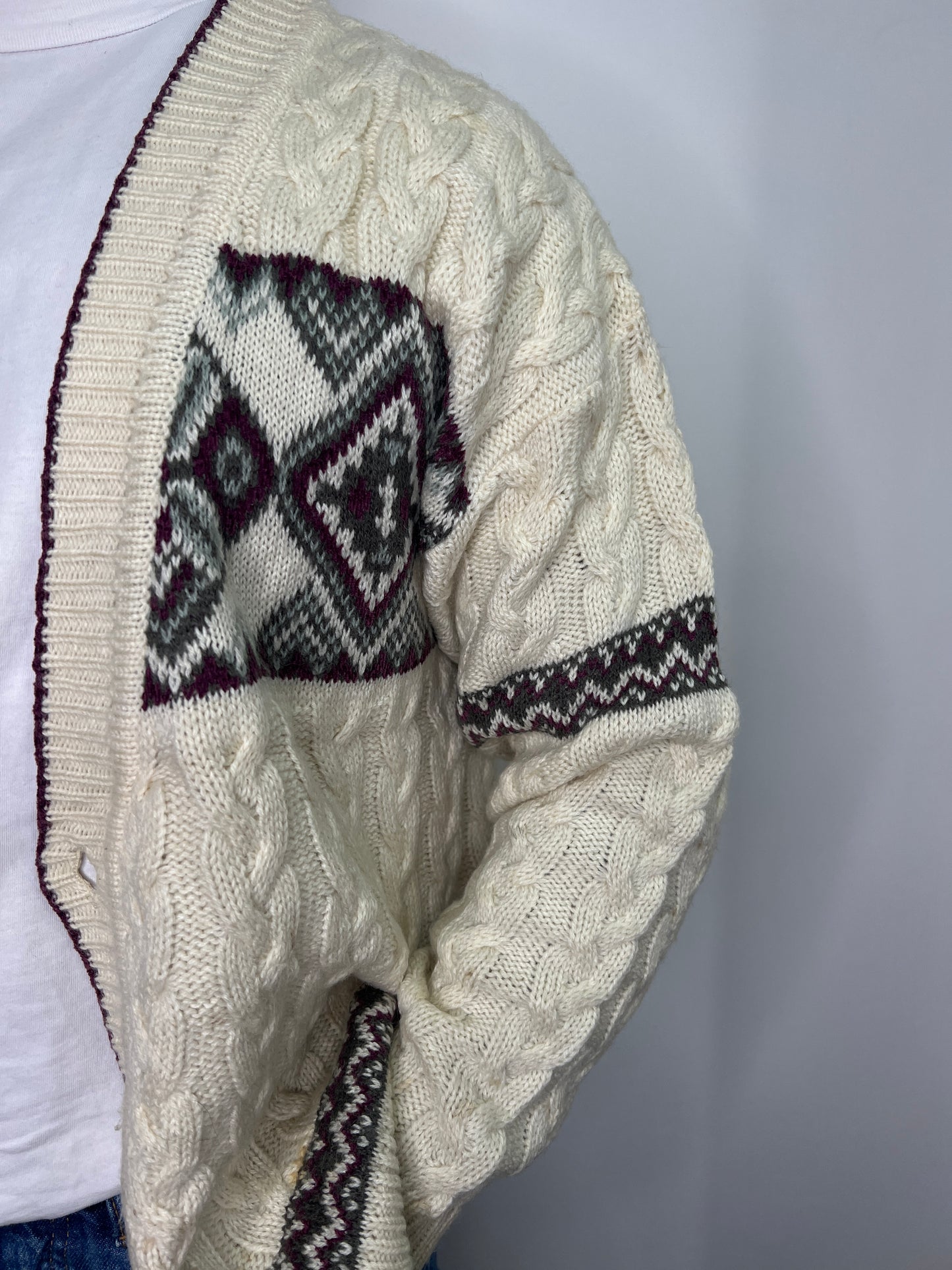 Cardigan rombi